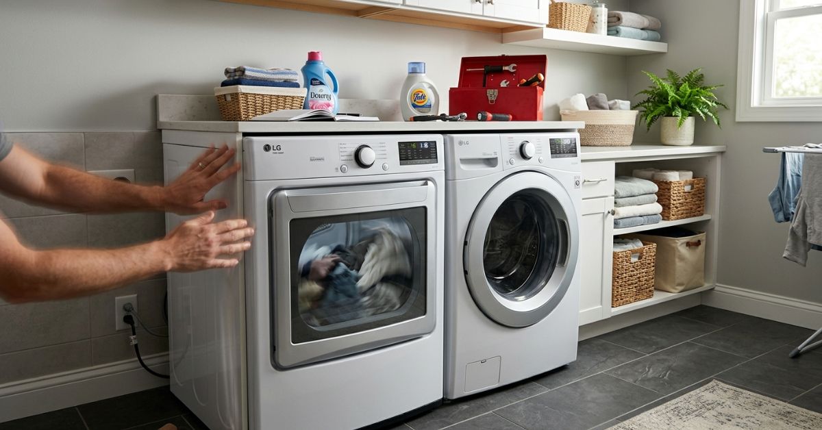 LG dryer making noise